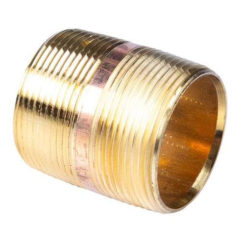 1 1/2" x 2" Lead Free Brass Nipple