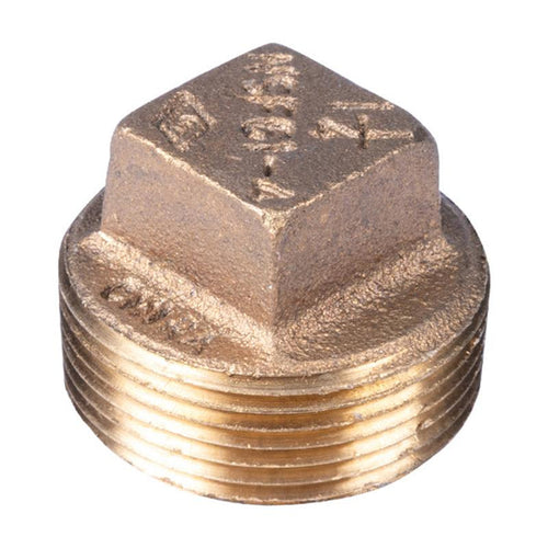 1 1/4" Lead Free Brass Plug