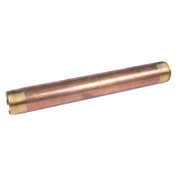 1 1/4" x 12" Lead Free Brass Nipple