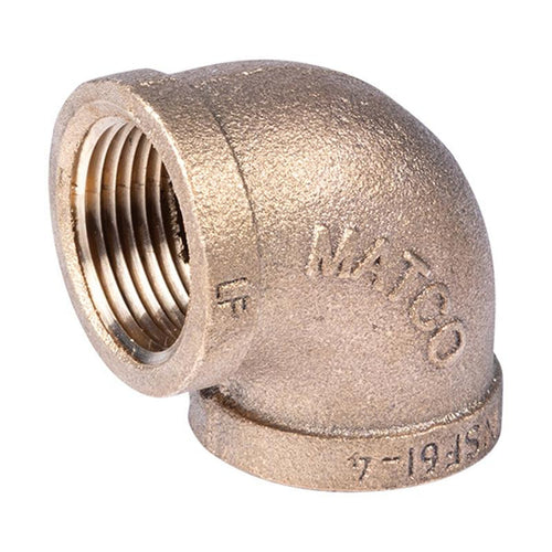 1" Lead Free 90 Degree Brass Elbow