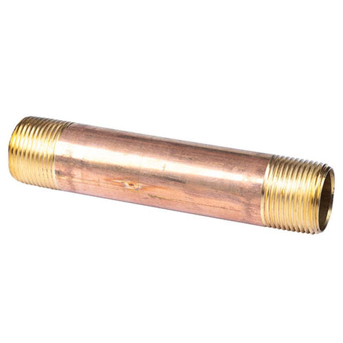1" x 6" Lead Free Brass Nipple