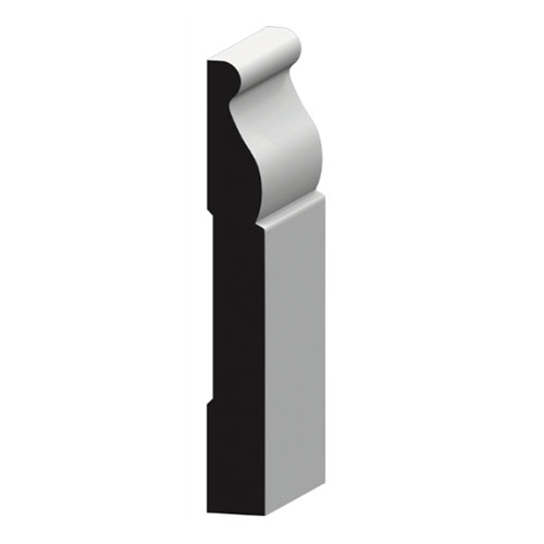4-1/4″ Primed MDF Colonial Base Moulding Base MDF Novo Building Products