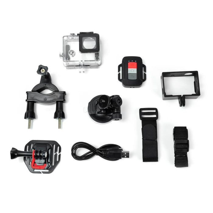 4K Ultra HD Action Camcorder, Slow-Mo, WiFi, Blue, 2" LCD, 160° Wide Angle