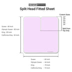 Split Head Fitted Sheet