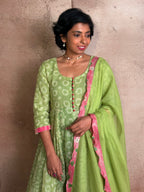 Green Kota Kalidar Set