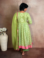 Green Kota Kalidar Set