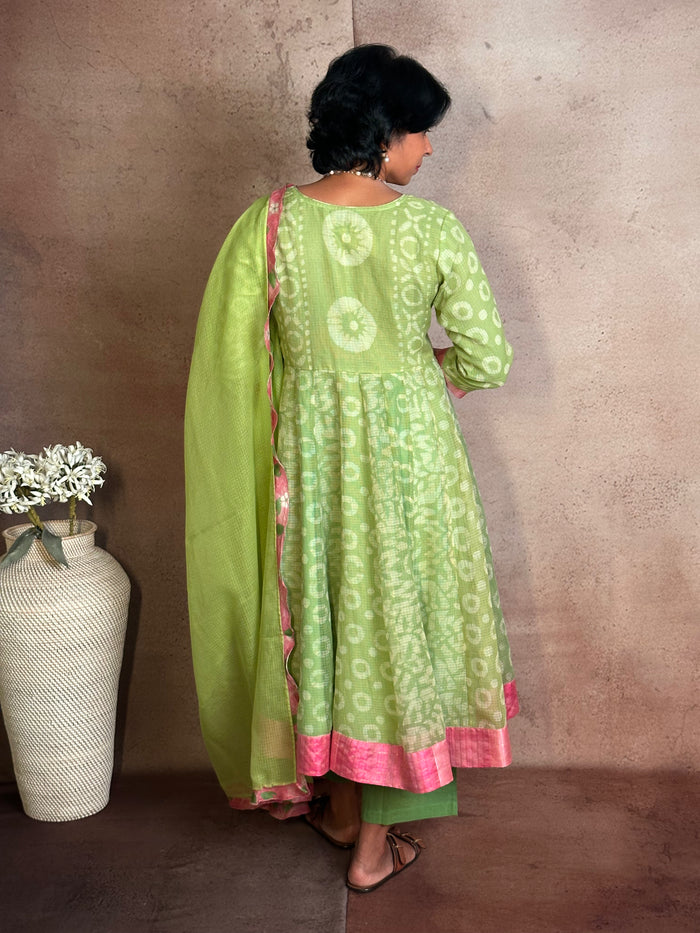Green Kota Kalidar Set