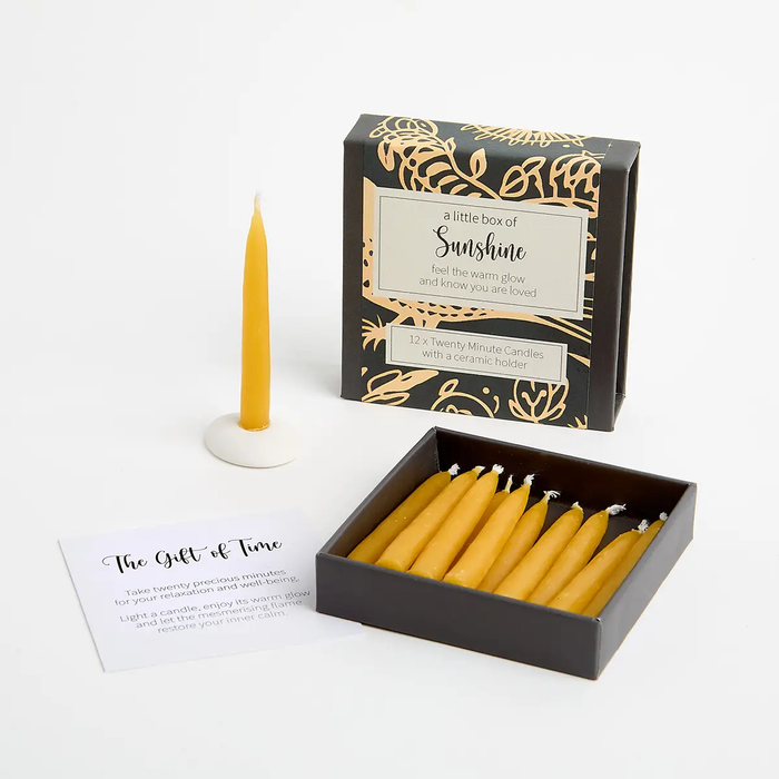 A Little Box of Sunshine Folk Candles