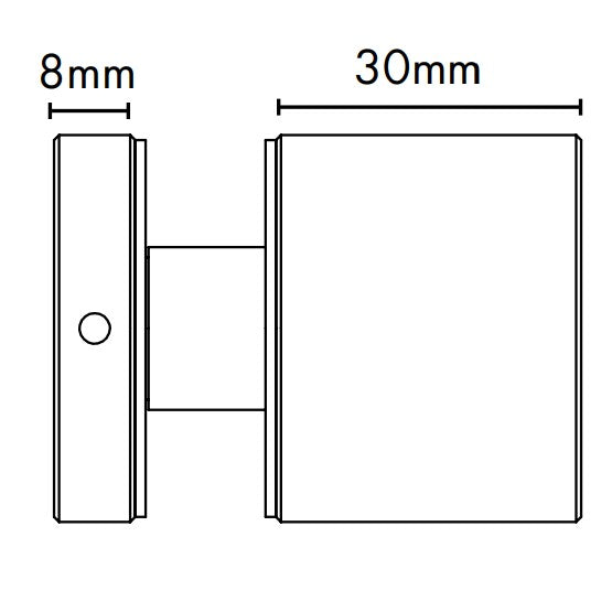 Adjustable Glass Standoff - 38mm Diameter Cap with 30mm Body - Image 6
