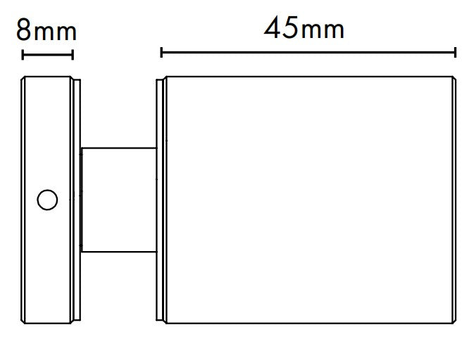 Adjustable Glass Standoff - 38mm Diameter Cap with 45mm Body - Image 6