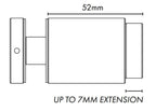 Adjustable Glass Standoff - 38mm Diameter Cap with 45mm Body - Image 7