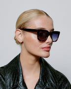A.Kjærbede Nancy Sunglasses - Black Demi Tortoise