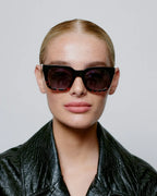 A.Kjærbede Nancy Sunglasses - Black Demi Tortoise
