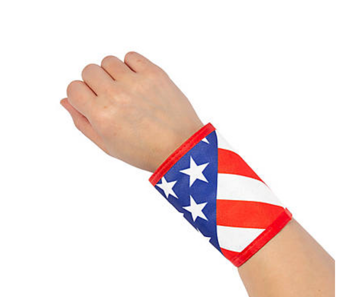 American Flag Wrist Wallet (12/unit) #13973206, Z-2
