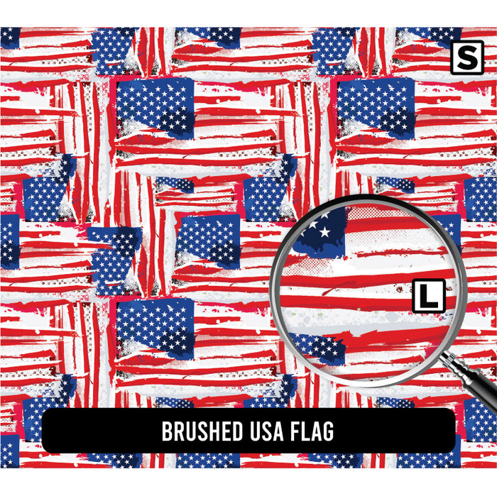 Brushed USA Flag