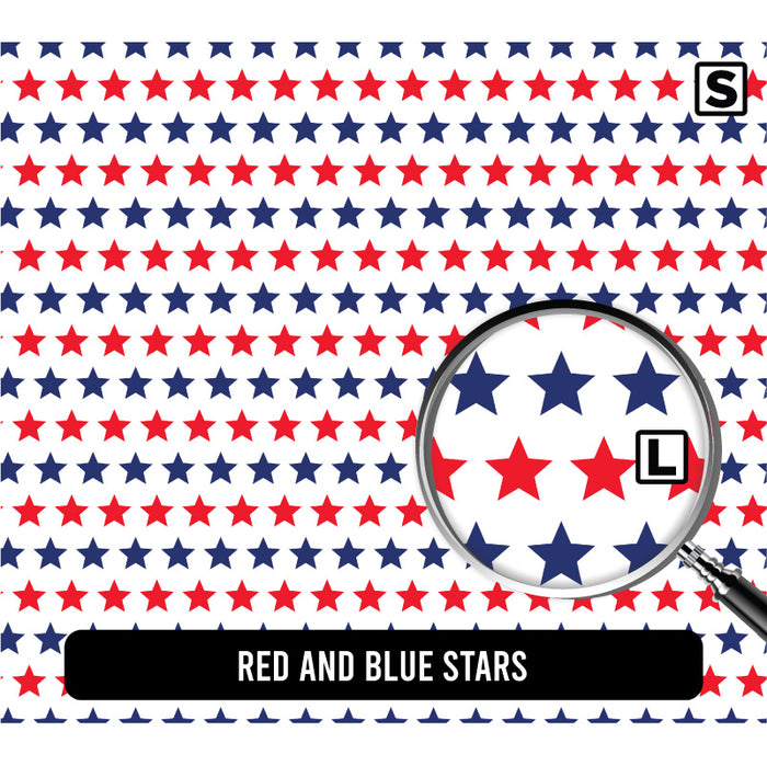 Red and Blue Stars