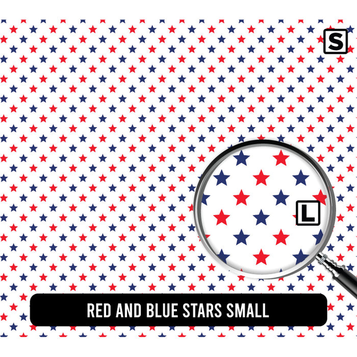 Red and Blue Stars Small