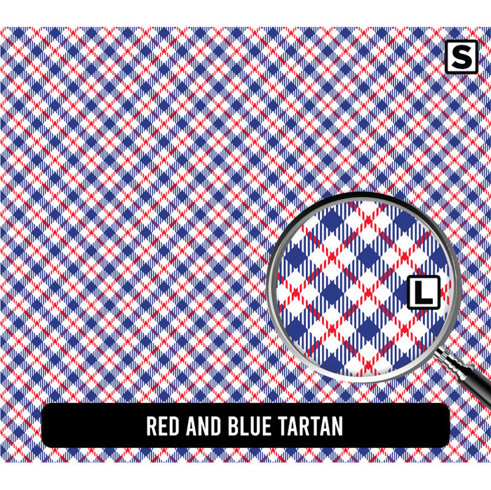 Red and Blue Tartan