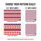 American/ Patriotic Patterned HTV (13.5" x 12")