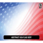 Abstract USA Flag Vert
