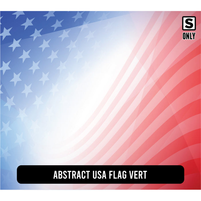 Abstract USA Flag Vert