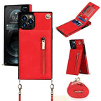 Angélique - Coque iPhone avec cordon et porte-cartes