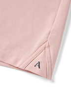 Atica Peach Dress Collar Short Sleeve Cotton Stretch Performance Polo Shirt