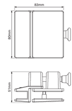 Atlantic - 180 Degrees Glass to Glass Pool Fence Latch - BLACK - Image 2