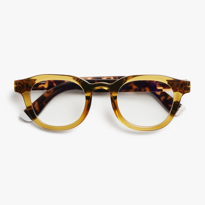 Barner Andy Glossy Glasses - Olive Combi