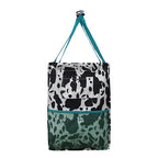 Black Cow Turquoise NGIL Mega Shopping Utility Tote Bag