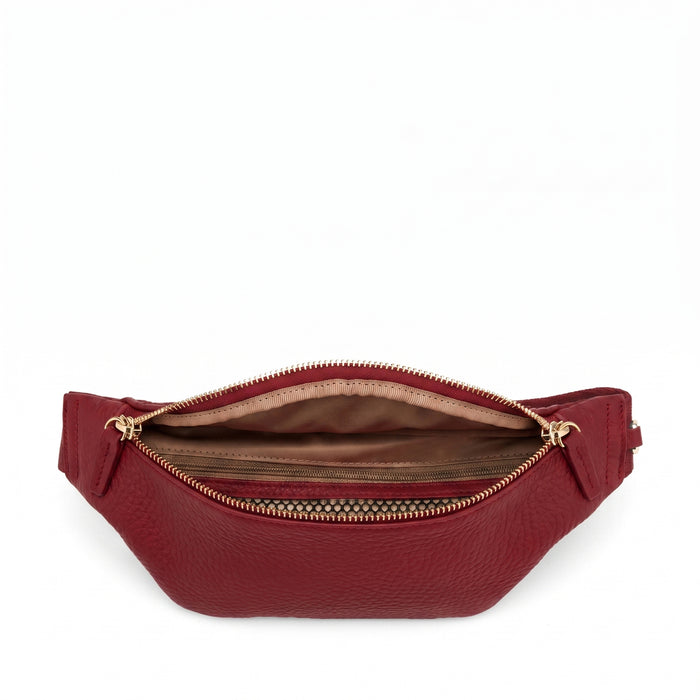 Blake Slim Belt Bag Garnet Red