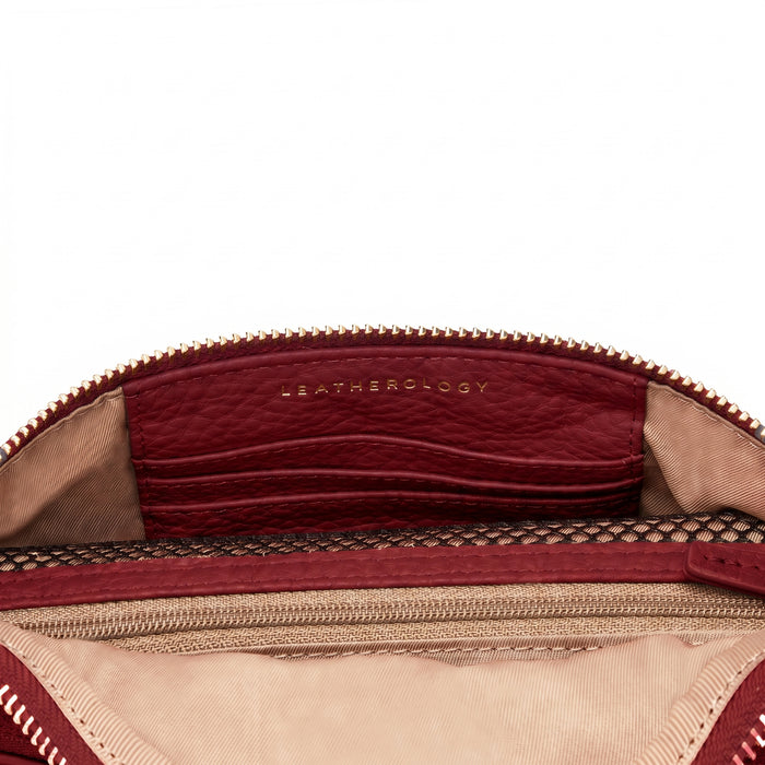 Blake Slim Belt Bag Garnet Red