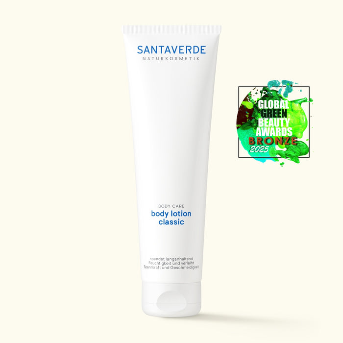 Santaverde body lotion classic mit Logo  Global Green Beauty Award 2025