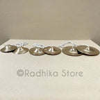 Brass Kartals With High Shine Finish - Hand Cymbals - Choose - 2.5-3-3.5 Inch-
