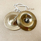 Brass Kartals With High Shine Finish - Hand Cymbals - Choose - 2.5-3-3.5 Inch-