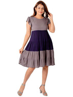C273 - Double Slit Strappy Dress