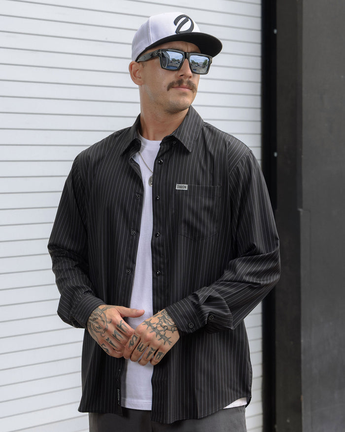 Cable Long Sleeve Party Shirt