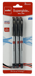 Cello Superglide Pen Black ink (18 pens) $1.59 pack, (A-15)
