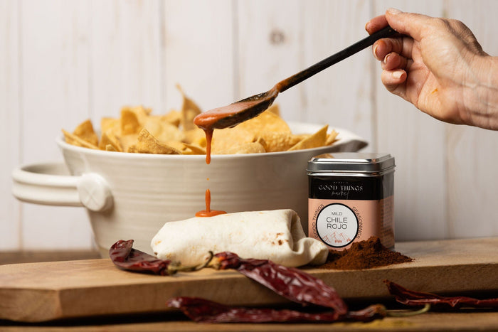 chile rojo seasoning sauce, Wendi's Good Things Market