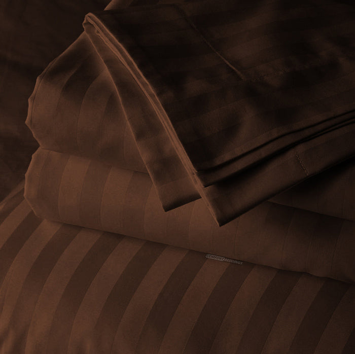 Chocolate stripe Body Pillow case