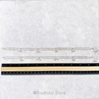 Chum Chum Circles of Love - Set of 2 - Silver Anklets