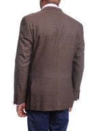 Arthur Black BLAZERS Arthur Black Classic Fit Brown Mini Check Two Button Wool Blazer Sportcoat