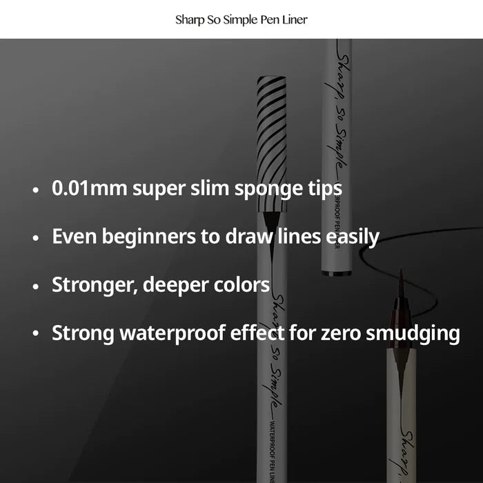 CLIO Sharp So Simple waterproof pen Liner قلم لاينر للعيون