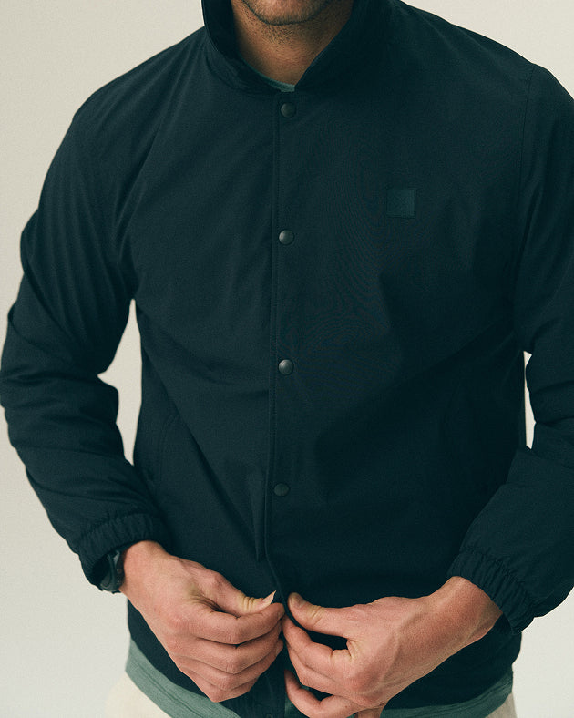 CØ14 Insulated Coaches Jacket showcase | variant:black