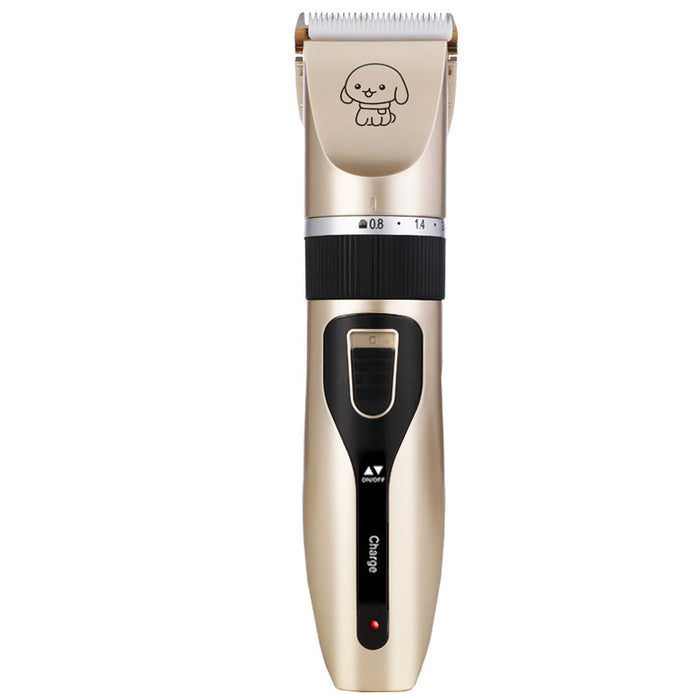 Cordless Rechargeable Pet Grooming Hair Clipper Kit with 4 Guard Combs
