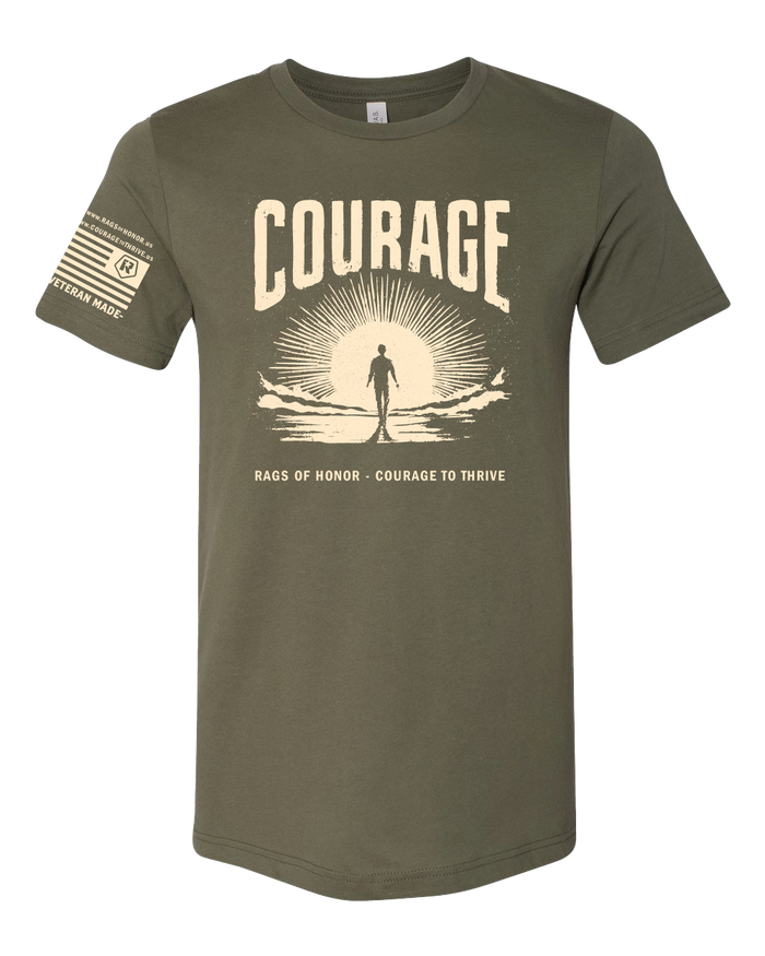 Courage T-Shirt | Courage to Thrive™ x Rags of Honor