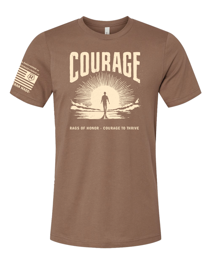 Courage T-Shirt | Courage to Thrive™ x Rags of Honor