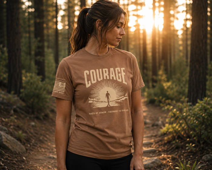 Courage T-Shirt | Courage to Thrive™ x Rags of Honor
