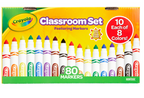 Crayola Classroom Set Broad Line Art Markers, Teacher Supplies, 80 Count #58-7780