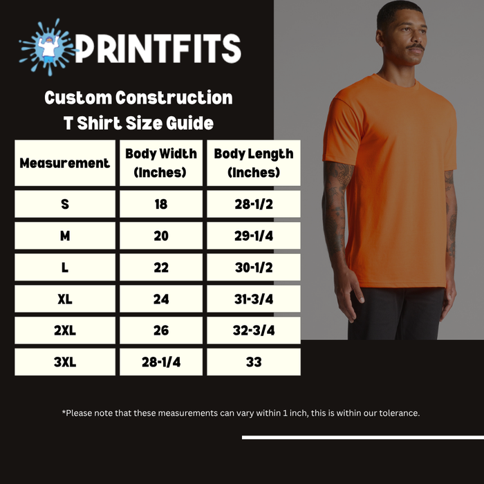 CUSTOM CONSTRUCTION T SHIRT